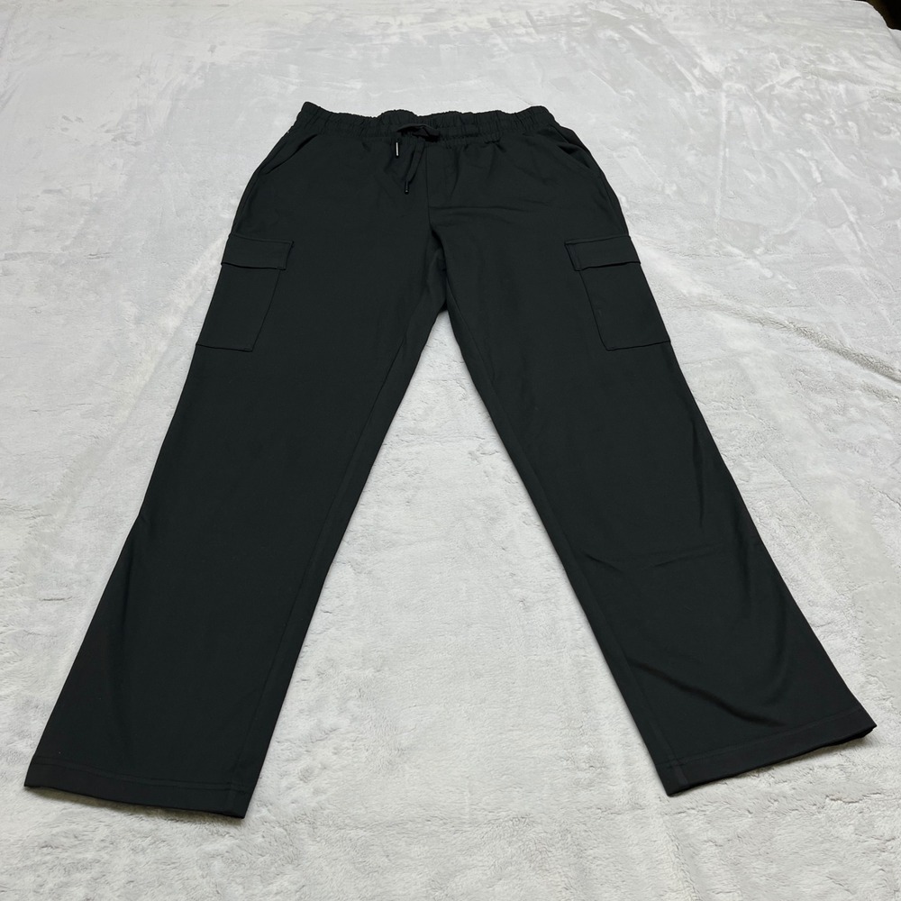 Mondetta Performance Luxury Mens Cargo Pants M Black Recycled Polyester Spandex